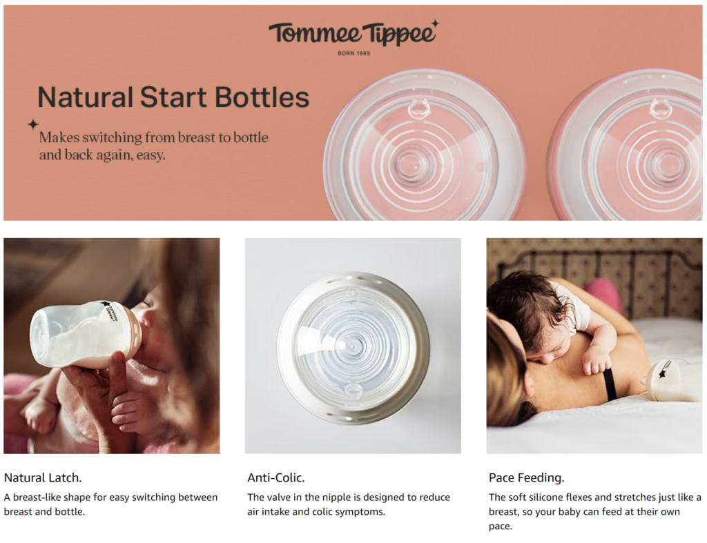 Tommee Tippee Baby Bottles