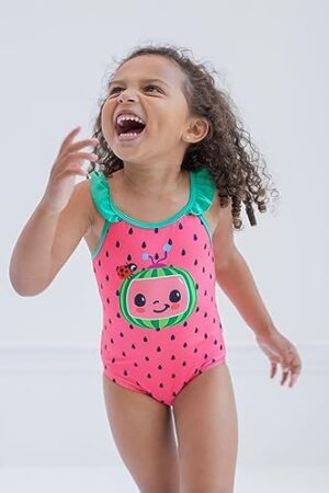 CoComelon Tomtom Yoyo JJ One Piece Bathing Suit Infant to Toddler