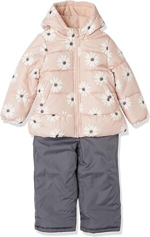 Simple Joys by Carter's baby-girls Water-resistant Snowsuit Set - Hooded Winter Jacket