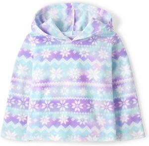 The Children's Place Baby Toddler Girl Warm Fleece Hooded Pullover