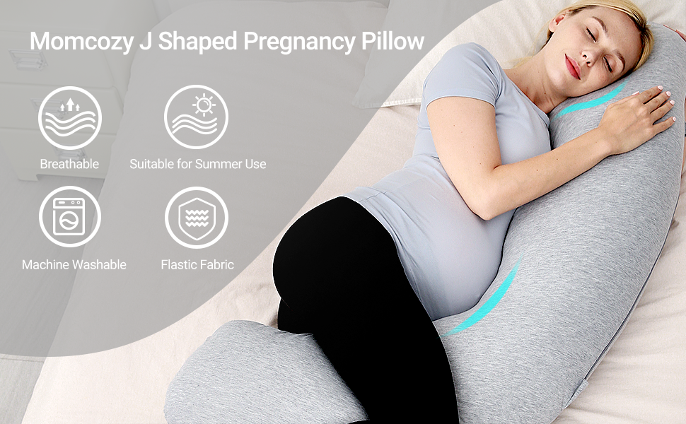 J Shaped Maternity Body Pillow