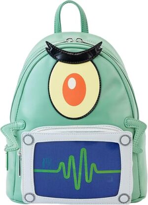 Loungefly SpongeBob SquarePants: Plankton Lenticular Mini-backpack, Amazon Exclusive