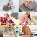 Momcozy Muslin Swaddle Blankets, Swaddle Blanket for Baby Boys and Girls, 4-Pack Breathable and Skin-Friendly Baby Receiving Blankets Swaddle Wrap, Baby Essentials, Registry &...