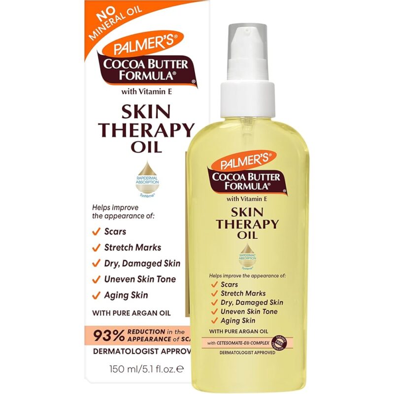 Palmer's Cocoa Butter Formula Skin Therapy Moisturizing Body Oil with Vitamin E, 5.1 Ounces