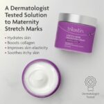 TriLASTIN Maternity Stretch Mark Prevention Cream - Paraben-Free, Hypoallergic, and Safe for Pregnancy - 4 oz