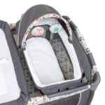 Baby Trend Lil Snooze Deluxe II Nursery Center Playard, Forest Party Grey