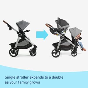 Graco Modes Nest2Grow DLX Travel System, Riordan - A Versatile Convertible Stroller & Car Seat Combo