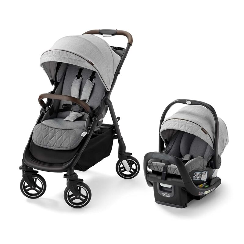 Graco Premier Merge Travel System, Stroller Car Seat Combo, Includes SnugRide SnugFit 35 LX Infant Car Seat, Midtown