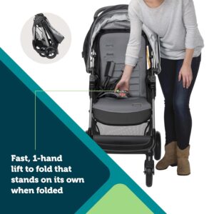 Safety 1st Smooth Ride QCM Travel System, Fast, 1-Hand Lift to fold, High Street