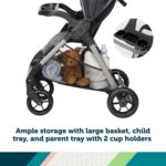 Safety 1st Smooth Ride QCM Travel System, Fast, 1-Hand Lift to fold, High Street