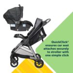 Safety 1st Smooth Ride QCM Travel System, Fast, 1-Hand Lift to fold, High Street