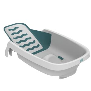 The First Years Sure Comfort 4-in-1 Reclining Baby Bathtub - Adjustable All-in-1 Bathtub for Newborn to Toddler - Baby Bath Seat Adjusts as Baby Grows - Ages 0 to 24 Months