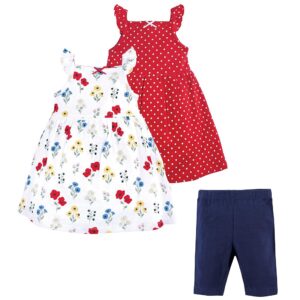 Hudson Baby baby-girls Cotton Dresses and LeggingsCasual Dress