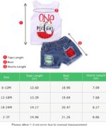 Mikrdoo Baby Girl Clothes Toddler Girl Summer Outfits Shirts Tops Ripped Denim Shorts Set Little Girl Clothes